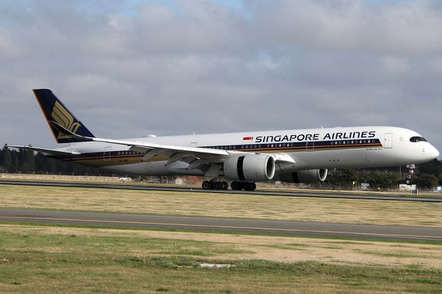 Airbus A350-900 (9V-SME) - on 30 March 2019