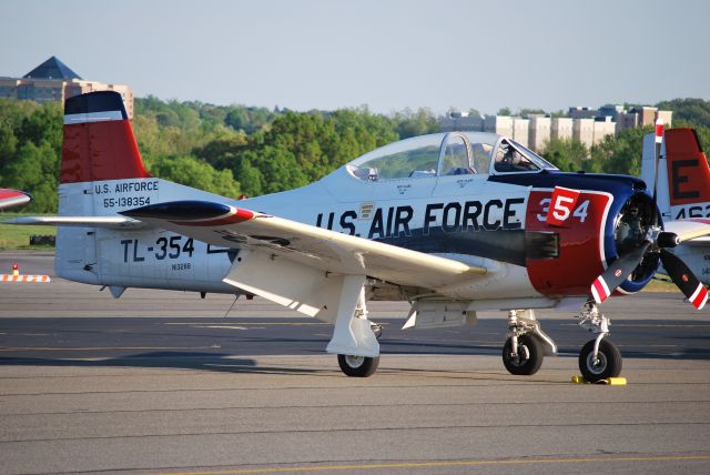 North American Trojan (N1328B) - In town for T-28 Formation Flying Training Clinic - 4/11/10