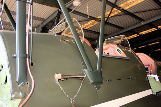 OGMA Tiger Moth (VH-FAG) - Detail of incredible restoration quality of the Tiger including fitting wings at CAC Caboolture