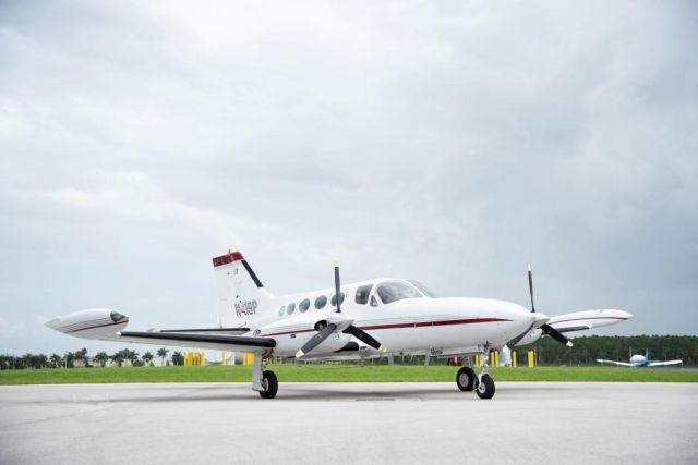 Cessna 421 (N41SP) - AirSal departure ramp. 