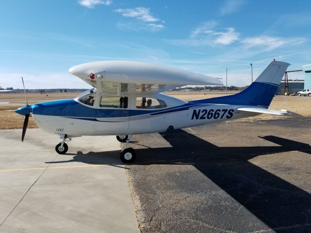 Cessna Centurion (N2667S) - Fresh Paint, Grenada, MS, Sunshine Aviation.