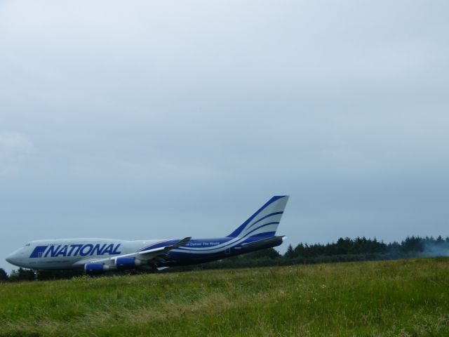 Boeing 747-400 (N949CA) - N949CA B744F OF national cargo at shannon 16/08/2012 as NCR 502