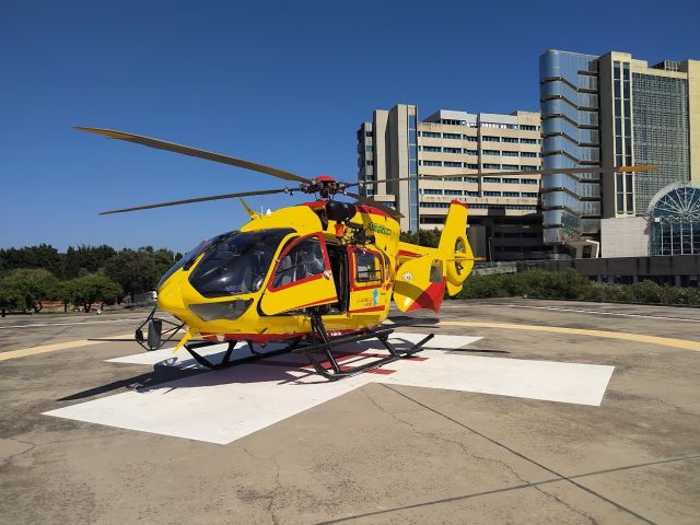 N20011 — - EliAmbulance of Cagliari, landed in Ospedale Brotzu Cagliari 13/06/2022