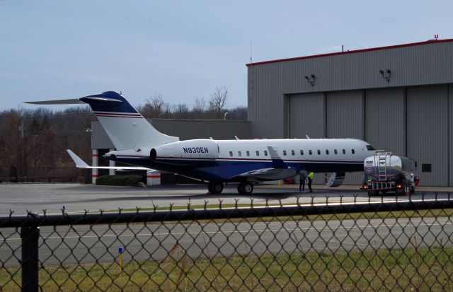 Bombardier Global Express (N930EN) - JANUARY 08, 2021: Seen by rf at Morristown Municipal Airport.