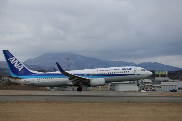 Boeing 737-800 (JA71AN) - 09 January 2017:ITM-HKD.