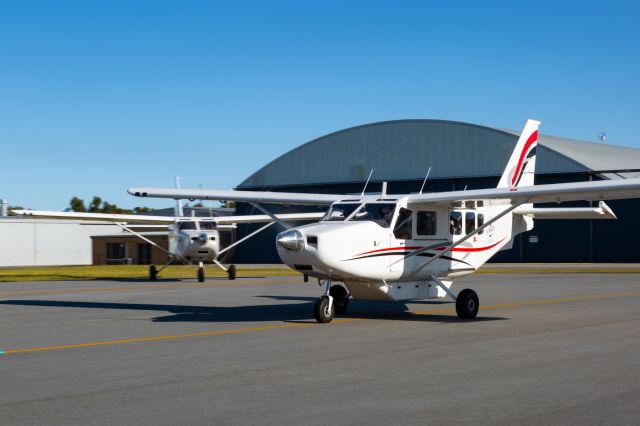 GIPPSLAND GA-8 Airvan (VH-CIK) - CIK taxiing past FGN.