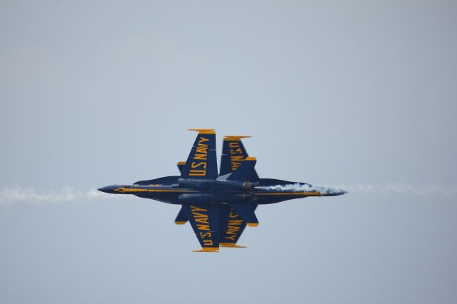 McDonnell Douglas FA-18 Hornet — - Blue angels at Cleveland airshow 2014