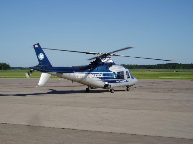 SABCA A-109 (N60NM) - Fuel stop at Hibbing. 5/29/10