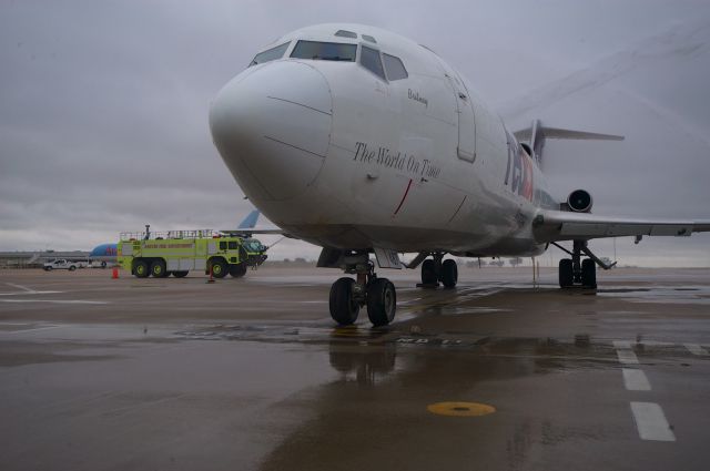 BOEING 727-200 (N487FE) - February 12, 2013 - Retirement flight. Within 24 hours the engines had been removed, allowing the aircraft to begin the next phase of its career as an emergency preparedness trainer.