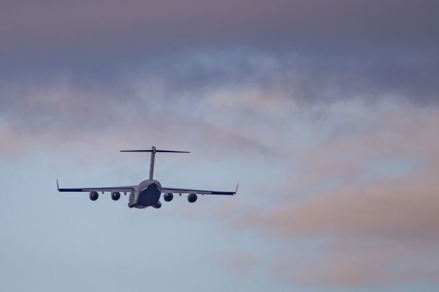 Boeing Globemaster III (N89194) - From my home in Kingston, WA 12 miles NW from Seattle.