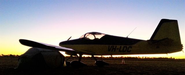 Vans RV-6 (VH-LDC) - Outback NSW Australia