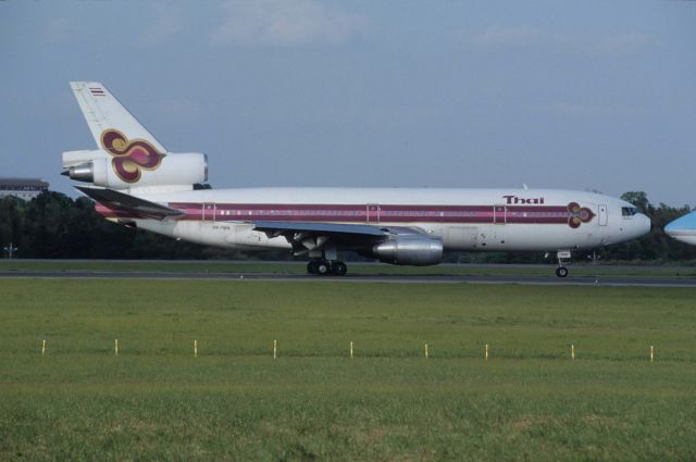 McDonnell Douglas DC-10 (HS-TMA) - Departure at Narita Intl Airport Rwy16 on 1991/04/28