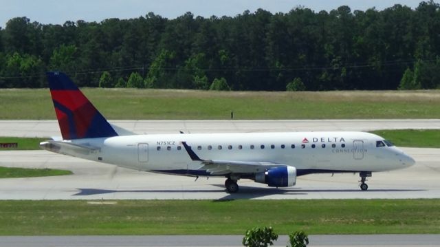 Embraer ERJ 175 (N751CZ) - Delta (Shuttle America).    Taken June 7, 2015.  