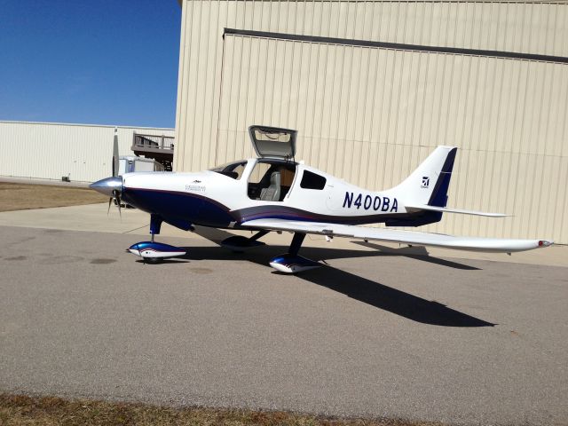 Cessna 400 (N400BA) - N400BA outside her hangar