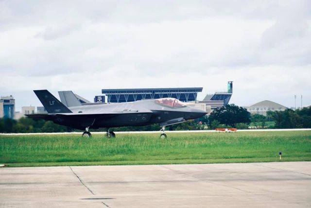 Lockheed F-35C — - F-35 in front of Kyle Field in College Station, TX 