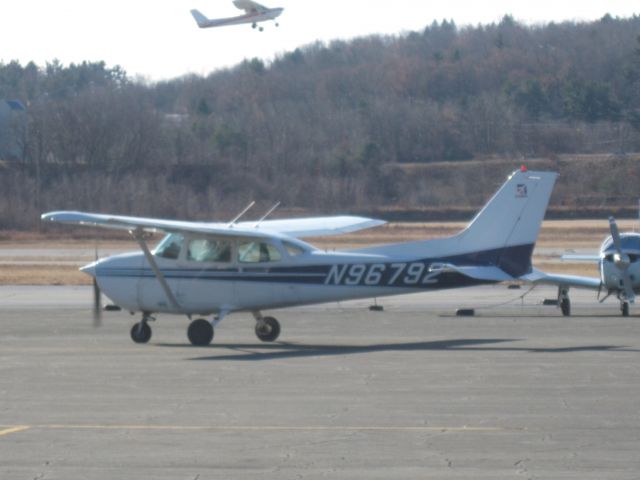 Cessna Skyhawk (N96792) - Two FCA Flight Center aircraft in one photo. A student with Pete in N96792 and a student taking off solo in N69204. I didnt even realize N69204 was in the picture until I looked at it later.