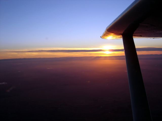 Cessna 175 Skylark (N7688M) - Dusk over Fresno Ca