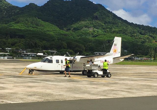 Rockwell Turbo Commander 690 (5W-JMJ) - Special Charter to bring stranded Europeans from Samoa to Rarotonga in order to join chartered Air NZ 787-9 to Sydney and on to Doha and Frankfurt