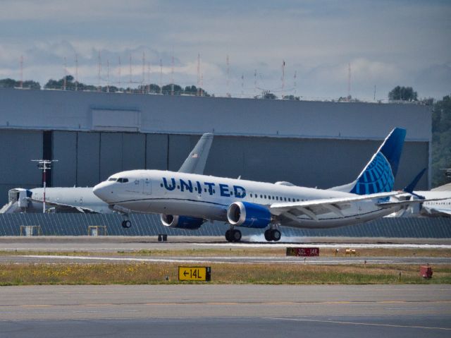 Boeing 737-700 (N17315) - Arriving at King County International Airport, Seattle, WA
