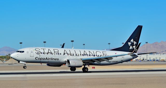 Boeing 737-800 (HP-1830CMP) - HP-1830CMP Copa Airlines 2013 Boeing 737-8V3 cn 40781 / 4396 Star Alliance - Split Scimitar Wingletsbr /br /Las Vegas - McCarran International Airport (LAS / KLAS)br /USA - Nevada October 24, 2015br /Photo: Tomás Del Coro