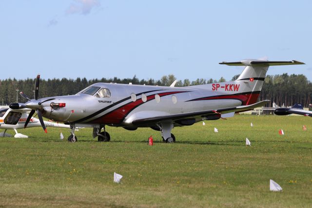 Pilatus PC-12 (SP-KKW) - Pilatus PC-12/47E. Photo taken on August 21, 2021.