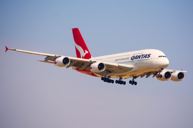 Airbus A380-800 (VH-OQF) - 02/19/2016 Qantas VH-OQF A380 KDFW