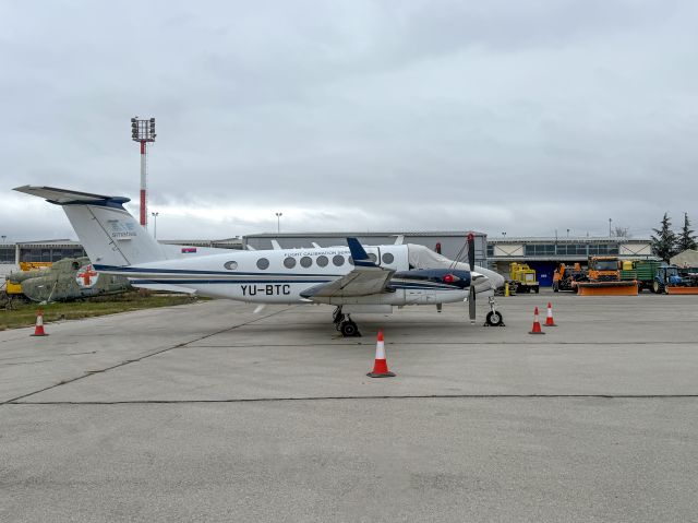 Beechcraft Super King Air 300 (YU-BTC) - Calibration aircraft. At Nis, Serbia. 13-NOV-2024