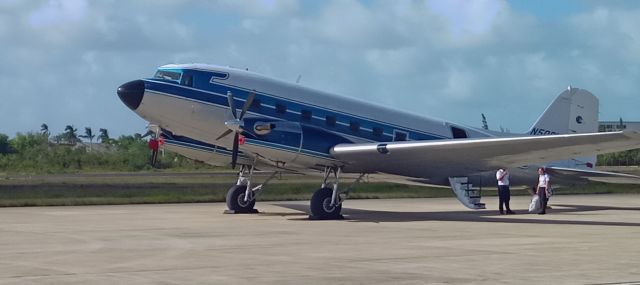 Douglas DC-3 (N500MF) - DC3 landed after a 4 hour flight from Dominican Republic.