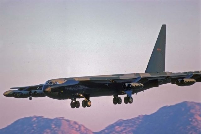 56-0612 — - Boeing B-52D Stratofortress 56-0612 at March AFB on February 23, 1978. 