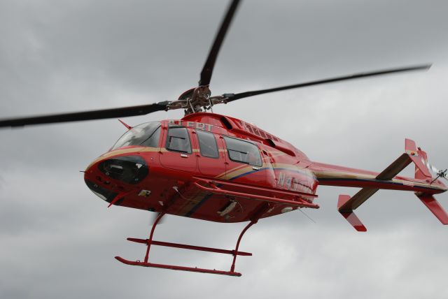 Bell 407 (N407KH) - A.L.E.R.T. during a PR mission for a local bike run Columbia Falls, MT