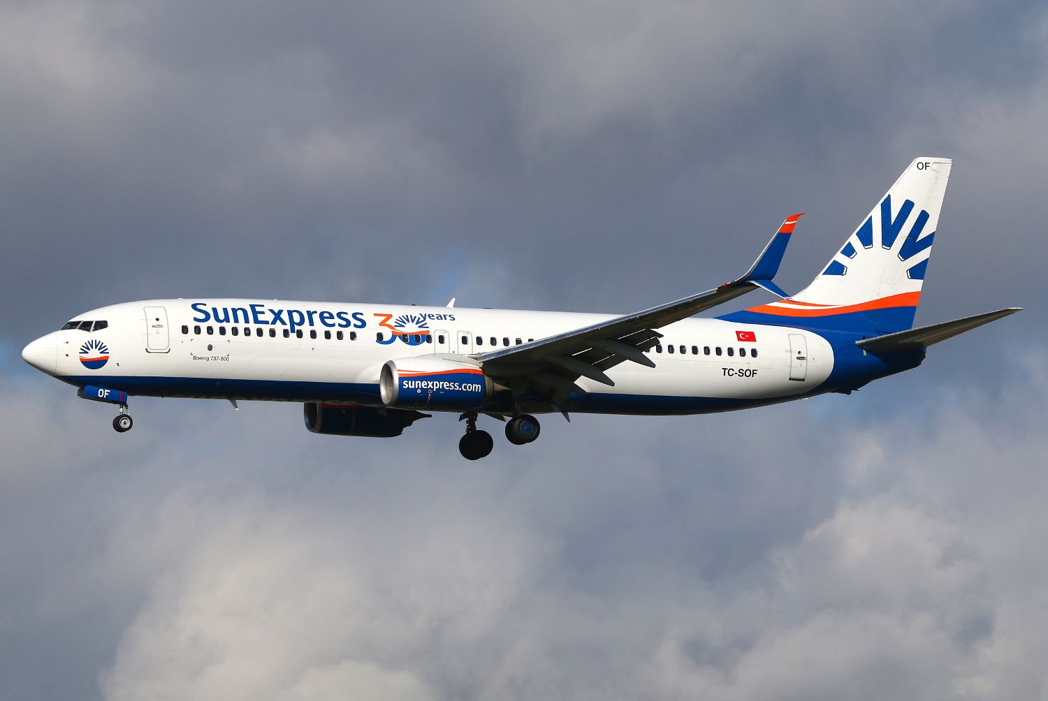 Boeing 737-800 (TC-SOF)
