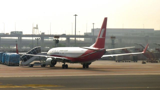 Boeing 737-800 (B-1900) - Shanghai Airlines Boeing 737-89P(WL) B-1900 in Bangkok 
