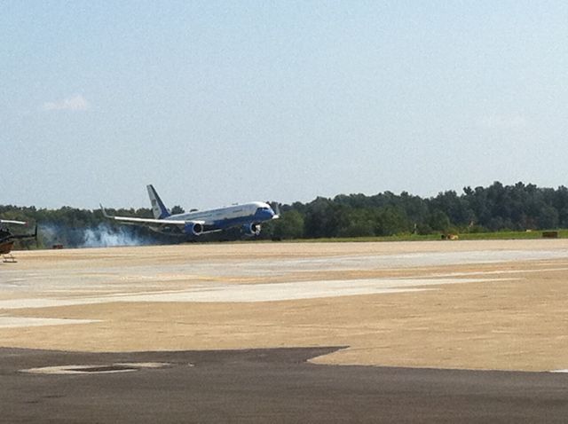 Boeing 757-200 — - 89th AIrlift Wing performing touch-and-go's