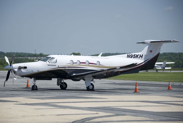Pilatus PC-12 (N95KH) - Seen at KFDK on 5/12/2011.