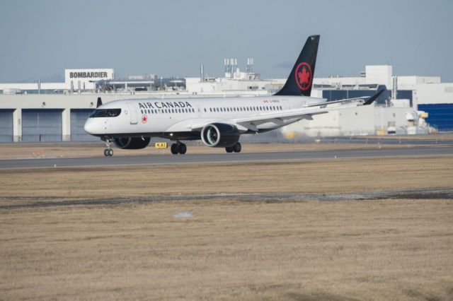 — — - dang it i didn't get the tail number if you figure it out can you comment it plz, but wow i flew air Canada a220 business class from Toronto to Winnipeg, great airplane