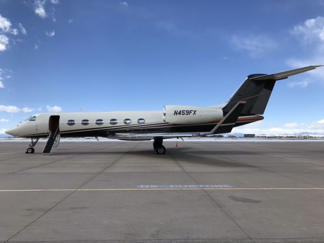 N459FX — - On the ramp in Eagle, CO