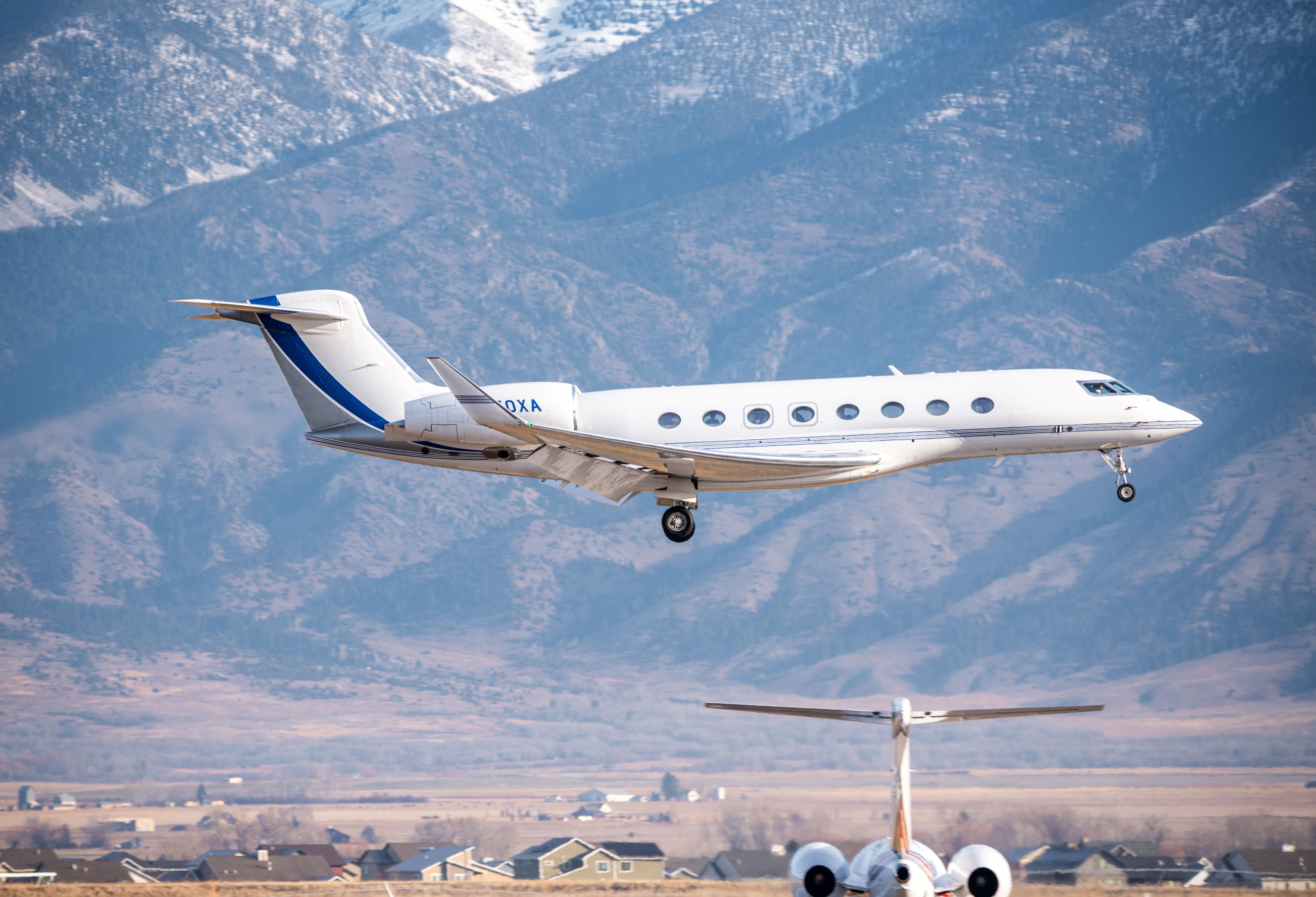 Gulfstream Aerospace Gulfstream G650 (N650XA) - G650ER arrival into BZN