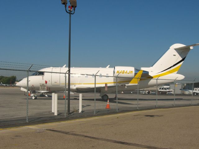 Canadair Challenger (N484JM) - Parked at Santa Ana