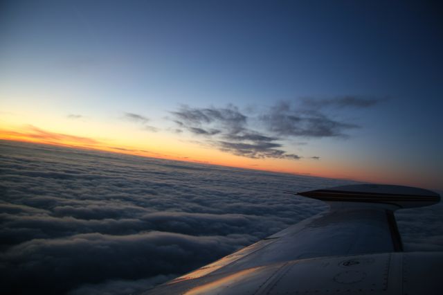 Piper Cheyenne (N6797J) - Sunset on top