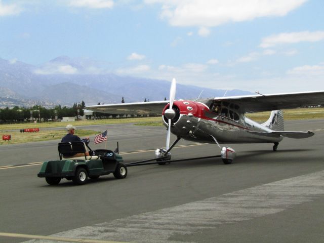 Cessna LC-126 (N195Y) - Towed at Brackett Field