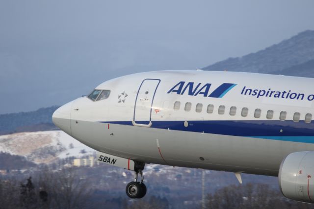 Boeing 737-800 (JA58AN) - 2015 02 14 ,Take off.