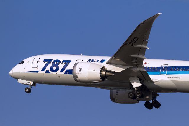 Boeing 787-8 (JA810A) - 03-Jan-2016 Osaka Intl (Itami) (RJOO / ITM) - Tokyo Intl (Haneda) (RJTT / HND)