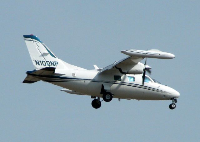 Mitsubishi MU-2 (N100NP) - At Shreveport Regional.