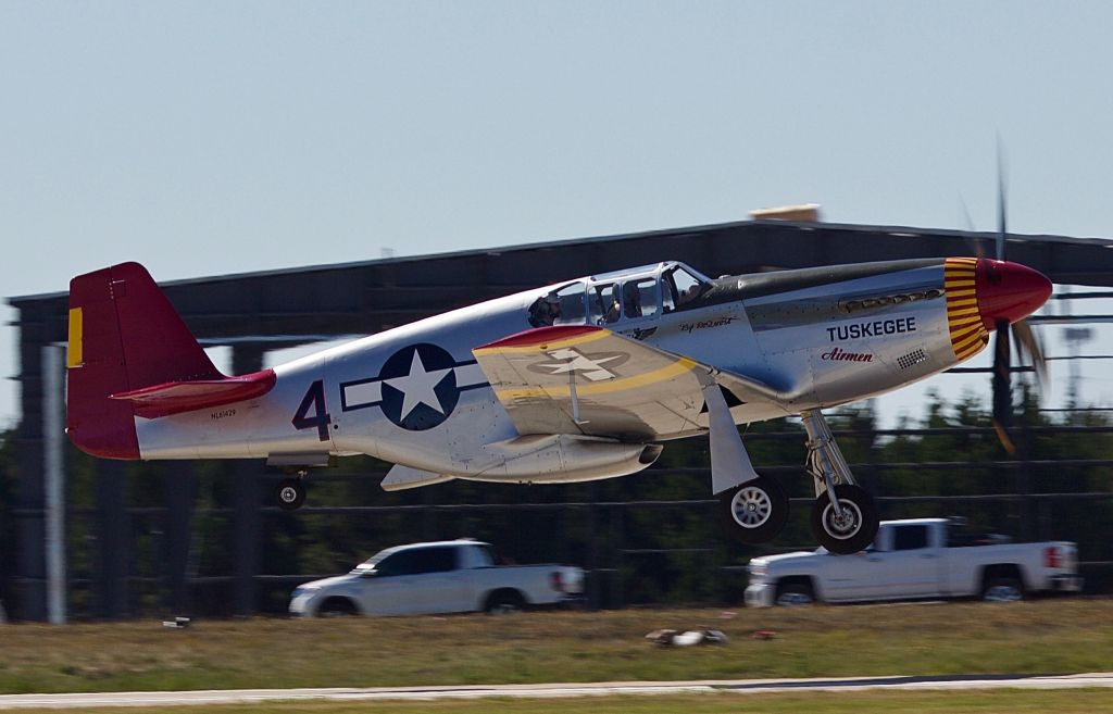 North American P-51 Mustang (NL61429) - P-51C Mustang "Tuskegee Airman" Performing at the 2018 Commemorative Air Force Wings Over Dallas Airshow (Please view in "full" for highest image quality)