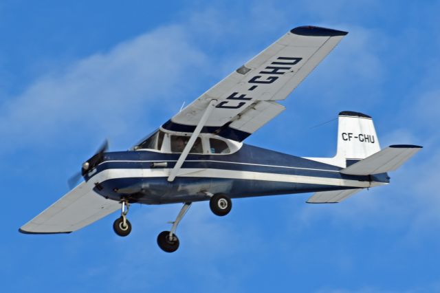 Cessna Commuter (C-FGHU) - 1963 Cessna 150C Commuter (CF-GHU/150-59924) coming in for one of many touch and go exercises on Feb 7, 2022