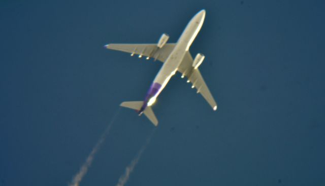 Airbus A330-300 — - Hawaiian Airlines 51 John F Kennedy  to Honolulu over Cleveland 34,000 ft. 12-26-14.