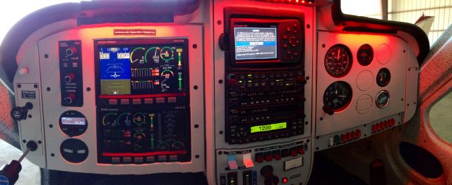 Experimental 100kts (N274RA) - Panel of Texarkana Flying Clubs new Remos G-3 600