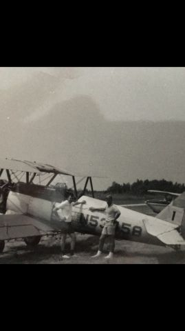 N53458 — - USN “A” SCHOOL. AMH Went on to fly as Crew Chief Blue Angel 3 F4J, and 747-400 Capt. UAL. On left. Friend Roger McWilliams on right. 