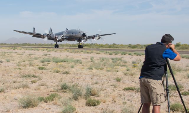 Lockheed EC-121 Constellation (N9463) - 03/21/2016 Air Force One taken off from Marana Regional AP AZ. Columbine II, 6410. 