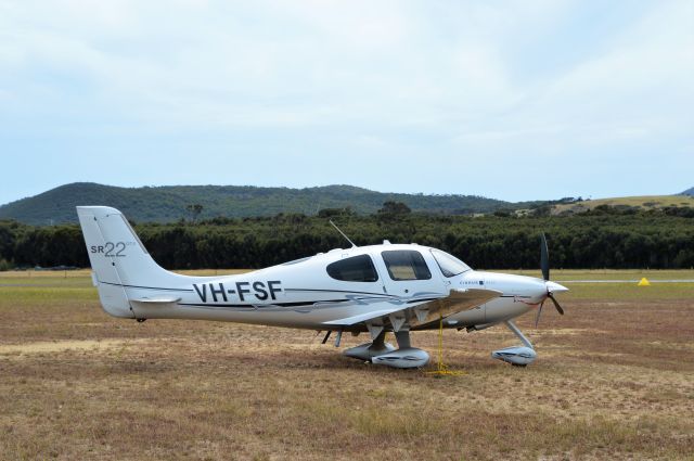 Cirrus SR-22 (VH-FSF) - Cirrus VH-FSF at Flinders Island, Jan 2019